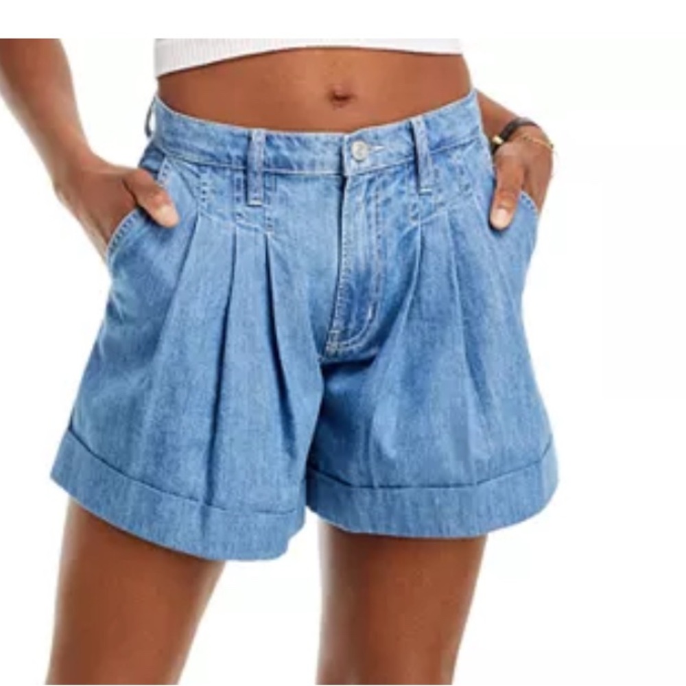 FRAME High Rise Jean Shorts